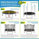 14' Trampoline Enclosure Net for 14 Ft Frame, 6 Straight Poles or 3 Arch -NEW - Brand New