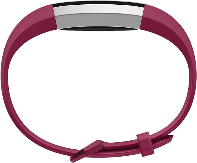 Fitbit Alta Heart Rate/Fitness Wristband Large FB408SPML - Fuchsia Like New