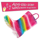 BOCCA KIDS RAINBOW RAIN BOOTS FOR TODDLER GIRLS  - SIZE: YOUTH 1 - RAINBOW - Like New