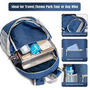 ZOMAKE ULTRA LIGHTWEIGHT HIKING BACKPACK 20L PACKABLE SMALL BACKPACK - NAVY BLUE - Like New