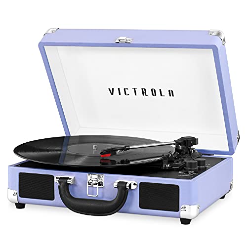 Victrola Journey Bluetooth Portable Suitcase Record Player, VSC-550BT - Lavender - Like New