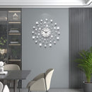 JTWALCLOCK Large Wall Clock for Living Room Decor Big Modern Crystal Wall Clock - Like New