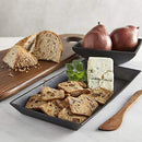 47TH & MAIN DURABLE CAST IRON SERVING TRAY, 10.2 X 5.80-INCHES, MR613 - BLACK - Like New