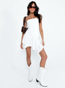PRINCESS POLLY WOMEN'S ADONIS MINI DRESS - SIZE: WOMEN SIZE 6 - WHITE - Brand New