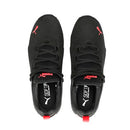 385669-01 Puma Mens Electron 2.0 Cross Trainer, Black-High Risk Red, Size 11.5 - Like New