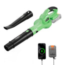 WORKPROX LEAF BLOWER CORDLESS, 20V ELECTRIC BLOWER, WX125309A - GREEN - Like New