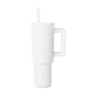 SIMPLE MODERN 40 OZ TUMBLER HANDLE STRAW LID SIG-TRK-LSH-40-WW - WINTER WHITE - Like New