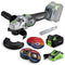 WORKPRO Cordless Angle Grinder, 20V Brushless Grinder with 4.0Ah Battery Fast - Like New