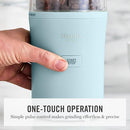 MARTHA STEWART ELECTRIC COFFEE & SPICE GRINDER WITH DUAL BOWLS, SKY BLUE - Like New