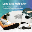Cloud Massage Shiatsu Foot Massager with Heat LLTIM01 - White - Like New