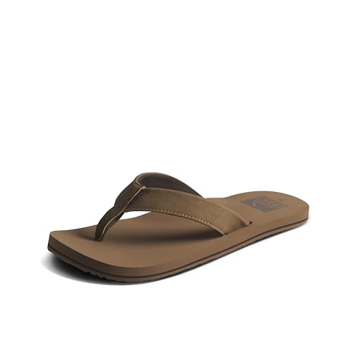 CJ3908 REEF TWINPIN MEN'S BEACH FLIP FLOP, CUSHION FOOTBED, WATER FRIENDLY - Brand New