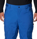 COLUMBIA MENS POWDER STASH II PANT MOUNTAIN BLUE/BLACK SIZE: MEDIUM - Brand New