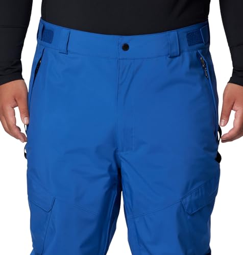 COLUMBIA MENS POWDER STASH II PANT MOUNTAIN BLUE/BLACK SIZE: MEDIUM - Brand New