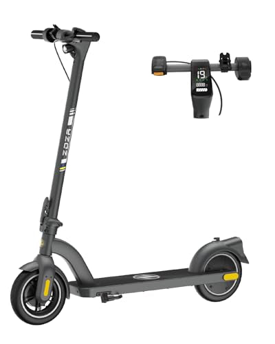 ZDZA ELECTRIC SCOOTER ZD01 500W PEAK MOTOR 19MPH FOLDABLE - GRAY/BLACK - Like New