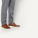 AEMN14342F25 AMAZON Essentials Men's Casual Derby Dress Shoes Tan Size 9.5 - Brand New