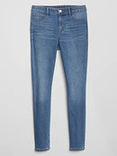GAP WOMENS MID-RISE FAVORITE JEGGING PANT SIZE WOMEN 32/14 INDIGO - Like New