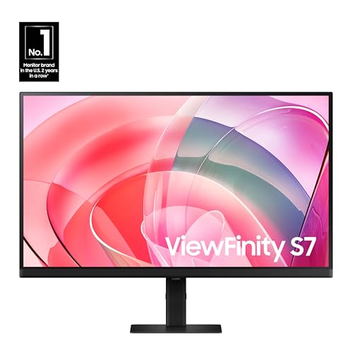 SAMSUNG 27-Inch ViewFinity S7 (S70D) Series 4K UHD Monitor LS27D702EANXGO 2024 - Like New
