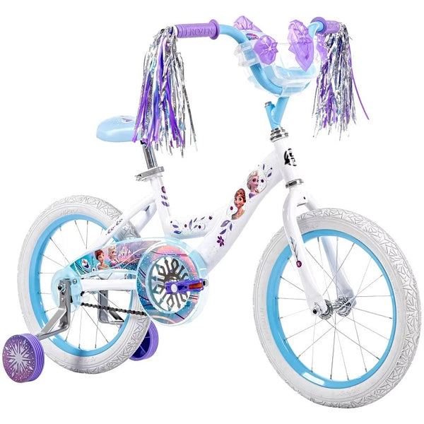 HUFFY FROZEN 16 KIDS' BIKE IN WHITE: PERFECT FOR YOUR LITTLE ONES - WHITE - Like New