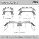 SPICY SHELF PATENTED SPICE RACK AND STACKABLE ORGANIZER , ADJUSTABLE - WHITE - Like New