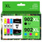 ANEMEC 902 902XL Ink Cartridges Replacement for HP 902XL Ink Cartridges 4 Pack Like New