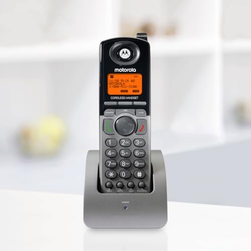 MOTOROLA VOICE DECT 6.0 4-LINE CORDLESS EXPANSION HANDSET ML1200 - BLACK - Brand New