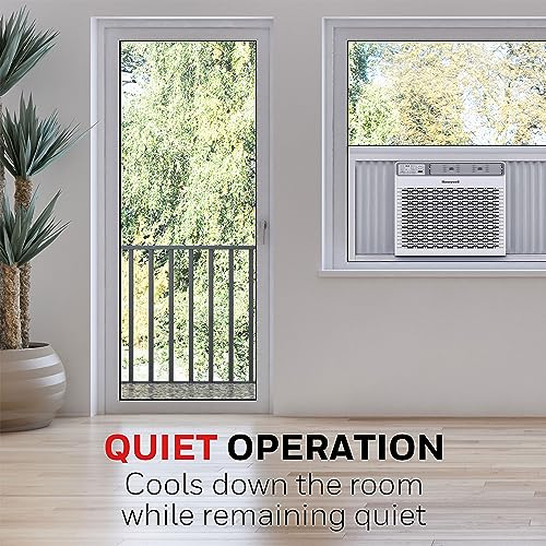 HONEYWELL 10,000 BTU WINDOW AIR CONDITIONER, REMOTE, LED - WHITE - Like New