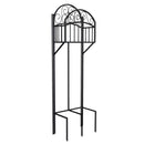 LIBERTY GARDEN PRODUCTS GARDEN 119 DECORATIVE GARDEN BLACK HOSE STAND - BLACK - Like New