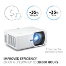 VIEWSONIC LS740HD-S 5000 LUMENS 1080P LASER PROJECTOR - WHITE - Like New