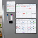 Cinch Magnetic Calendar Bundle: 3 Boards of 17"x12" Monthly, Weekly Like New