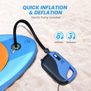 Valwix Inflatable Stand Up Paddle Board High Pressure Electric Air Pump - Blue - Like New