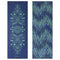 GAIAM YOGA MAT - PREMIUM 6MM PRINT REVERSIBLE EXTRA THICK NON SLIP - BLACK/BLUE - Brand New