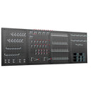 LUGO 24"X16" METAL PEGBOARD WALL ORGANIZER, 128 PC, PG-2416-SET-BLK - BLACK - Like New