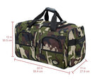ROCKLAND ROLLING DUFFEL BAG,BLACK,CAMO,22" - Brand New