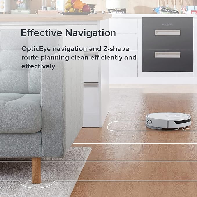 Roborock E5 2500Pa Strong Suction Robot Vacuum Cleaner No Accessories - WHITE - Like New