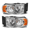 Partsam Headlight Assembly Chrome Housing - Dodge Ram Pickup 2002-2005 - Like New