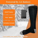 MUTOUHE HEATED SOCKS FOR MEN AND WOMEN, BATTERY HEATED SOCKS WASHABLE - BLACK - Like New