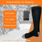 MUTOUHE HEATED SOCKS FOR MEN AND WOMEN, BATTERY HEATED SOCKS WASHABLE - BLACK - Like New