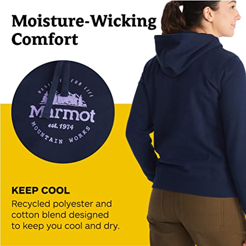 MARMOT WOMEN'S CULEBRA PEAK HOODY SIZE WOMEN M ARCTIC NAVY - Brand New