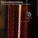 EAST OAK 1200W Under Table Electric Heater Double-Sided Design UTH22001 - Black - Brand New