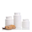 Set Of 3 Faceted Canisters - Brand New