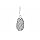 SE0414 THE SAK BLACK STONE SMALL DROP EARRINGS - BLACK/SILVER - Brand New