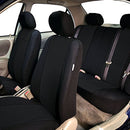 FH GROUP CAR SEAT COVERS FULL SET NEOPRENE UNIVERSAL FIT FB083BLACK115 - BLACK - Like New
