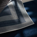 CAMILSON Modern Area Rug 5x7 Easy-Cleaning Non-Shedding Color (5 x 7 Navy Blue) - Brand New