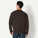 AMAZON ESSENTIALS MEN'S REGULAR-FIT COTTON BLEND V-NECK CHARCOAL HEATHER XS - Brand New