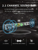 VMAI 2.1 Sound Bar with Subwoofer, 120W, Bluetooth 5.0, 34" FS21HS-L - Black Like New