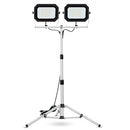 UFOND 20000 Lumen Work Lights Stand 200W Dual Head LED Waterproof Lamp - Like New