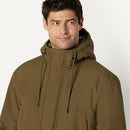 AEMN16508F25 Amazon Essentials Modern Oversized Military Parka Men L Dark Brown - Brand New