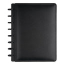 TUL CUSTOM NOTE-TAKING SYSTEM DISCBOUND JUNIOR SIZE LEATHER COVER - BLACK - Brand New