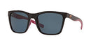 Costa Del Mar Women's Panga Square Sunglasses Shiny Black Crystal Gray - Like New