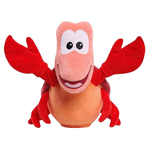 DISNEY PRINCESS SINGING SNAPPING SEBASTIAN 10-Inch Plush STUFFED ANIMAL RED CRAB - Brand New